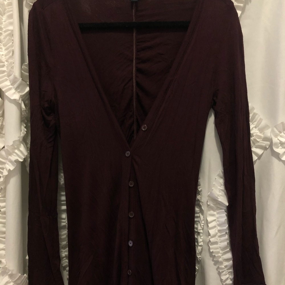 Forever 21 - extra long cardigan with rouching